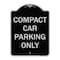 Signmission Designer Series-Compact Car Parking Black & Silver Heavy-Gauge Aluminum, 24" x 18", BS-1824-9987 A-DES-BS-1824-9987 - alternate 1